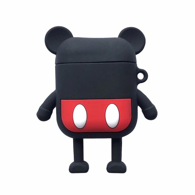 Case For Apple Airpods Cute 3D Cartoon Minnie Soft silicone doll For Airpods Wireless Bluetooth Earphone