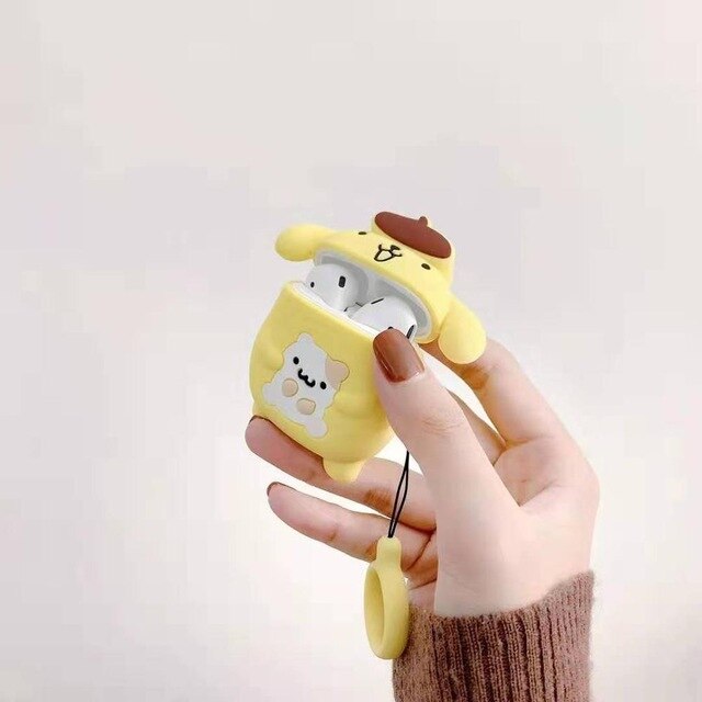 Cute Cartoon 3D Yugui dog silicone Protective for Apple AirPods 1 2 Bluetooth Wireless