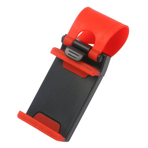 Car Holder Mini Air Vent Steering Wheel Clip Mount Cell Phone Mobile Holder